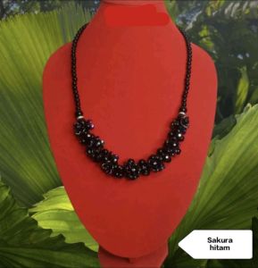 Kalung etnik sakura terbaru /kalung sakura mutiara premium