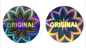 200pcs/400pcs Round 15x15mm Original Hologram Label Stickers Easy to Remove Electronics Jewelry Packaging Decorative Stickers