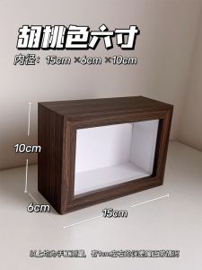 Modern Simplicity 6-7 Inch Picture Frame Storage Box Transparent Hollow Desktop Decoration Piece Small Wild DIY Scene Frame