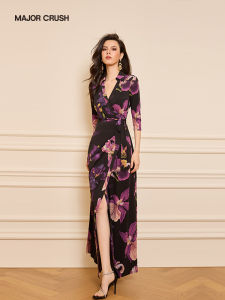 Elegant French Style Slim Fit Wrap Dress