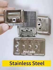 200Pcs Metal Clip for WPC Wall and Ceiling Fluted Cladding Clip Wall Fluted Panel Clip Stainless Steel Wall Panel Buckle