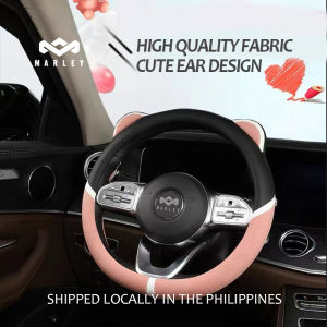 38cm Cute Steering Steering Wheel Cover Anti Slip Steering-wheel Covers Universal Car-styling Interior Accessories