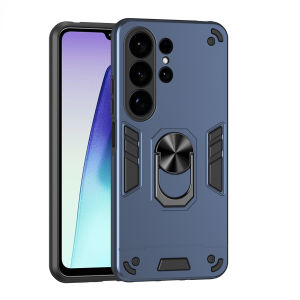 szhaiyu | Shockproof Phone Case For Samsung Galaxy S23 S24 S25 FE S26 Ultra Plus A57 A37 A17 A07 A56 A36 A26 A16 Ring Holder Stand Cover