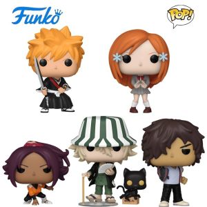 Funko POP Bleach Anime Figure Tite Kubo Rukia Kuchiki Aizen Sousuke Aizen Collectible Statue Static PVC Series Toy Gift
