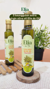 Elia Extra Virgin Olive Oil EVOO Minyak Zaitun Bagus untuk MPASI Anak Bayi 250ml