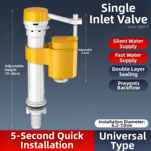SHENYUAN | Universal Toilet Water Tank Accessories Inlet Valve Drain Valve Float Ball Water Supply