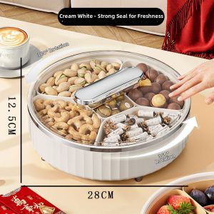 WANGLIMIAO | Household Multi-Sectional Snack Tray Moisture-Proof