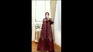 Gamis Brokat Simple Elegan Raisa Dres Ceruty Babydoll Mix Brukat Baju Muslim Jumbo Wanita Ukuran M L XL XXL 3XL Dress Kondangan Remaja Ootd Hijab Kekinian Warna Maroon Burgundy Denim Mocca Sage Plum