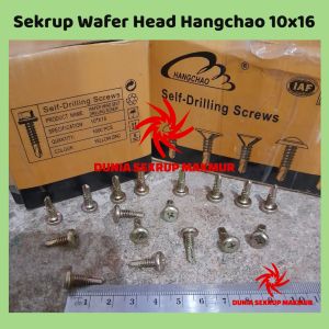 (1 Box) Sekrup Roofing Wafer Head SDS #10x16 / Skrup Wafer Head 1.6CM