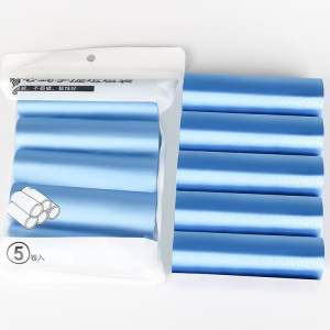 100pcs Handle Garbage Bag Kitchen Trash Bag Dog Poop Bag Plastic Bag