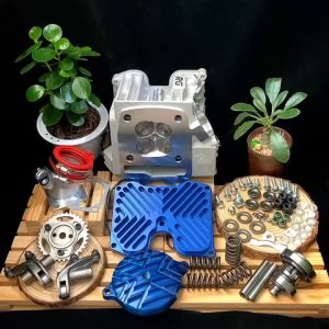 #ฝาสูบ4วาล์วRg Exciter #ฝาสูบextiterใส่เวฟ125 ใบวาว 19/22 -21/24 22/25 24/27 รองรับลูก56-76มิล  ใส่เวฟ125S-R-iบังลม-msx-125Led ฝาสูบ Rg 125 - Lazada