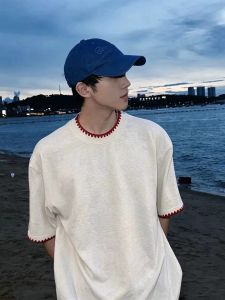 ZHUOCAN | Embroidered Summer Cleanfit Tshirt Short Sleeves