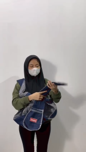 Gendongan samping kura-kura kombinasi DG040