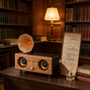 SKAMA | Creative Gift Bluetooth Speaker Record Player Loud and High-Quality Audio