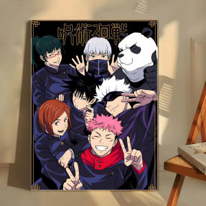 Bandai | 5D DIY Diamond Painting Kit Jujutsu Kaisen Dark Anime Art Full Drill Rhinestone Mosaic Wall Decor Craft Kit Home Gift