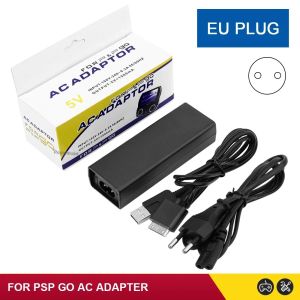 For PSP GO AC Adaptor US EU Plug 5V Home Wall USB Charger Power Supply AC Adapter with Charging Cable Data Cord