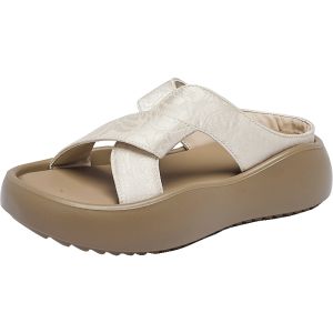 Agsdon | Womens Summer Dress Match Chunky Sandals Cloud-Like Comfort Ethnic Chinese Style
