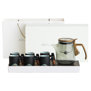 JIXIANSHENG | High-end Glass Teapot Tea Set Gift Box