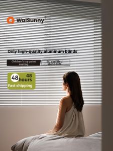 No-Drill Slatted Blinds Windows Shades