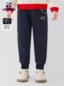 Warm Fleece Lined Casual Childrens Girls Pants Baby Bootcut Trousers Autumn Early Spring Sporty Comfortable Cotton Blend