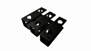 Metal Under Desk Table Laptop Storage Holder Stand Mount Bracket Under Table Laptop/Keyboard Storage（3 Pcs）