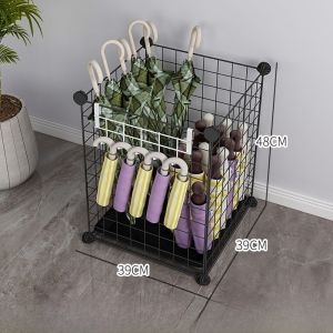 Home Use Umbrella Stand Classroom Commercial Use Umbrella Bucket Hanging Umbrella Holder Entrance Storage Rack Furniture