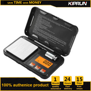 KIPRUN Digital Pocket Scale 200g / 0.01g Precision Mini Scale with Backlit LCD PCS Tare Function 50g Calibration Weight