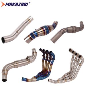 Benelli อะแดปเตอร์เชื่อมต่อท่อไอเสียสำหรับ Benelli 600 TNT600 BJ600 BN600 TNT300 BJ302S Bj300ท่อกลางไอเสียเชื่อมต่อท่อ