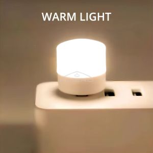 Computer Mobile Power For Round Night Room Dormitory Bedside Eye Protection Reading LED Lamp USB Plug Charging Small Book Light