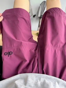 Quần Short Thể Thao Chạy Bộ Mùa Hè Thoáng Khí Nhanh Khô Thêu Năm Điểm Lưới Màu Tím Quần Đùi Xe Đạp Nam Quần Dài Thường Ngày