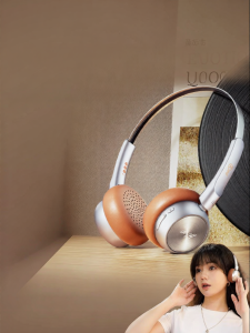 iKF | Retro Over-Ear Headphones Wireless Bluetooth Noise Reduction