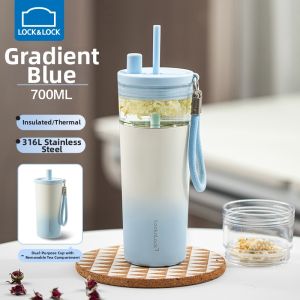 LocknLock | Tea-Infusing and Water-Separating Insulated Straw Cup