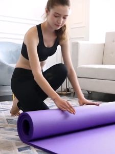 Yoga Mat for Workout NBR 10mm Extra Thick Exercise Pad with Carrying Strap Non-Slip（183cm✖️61cm)