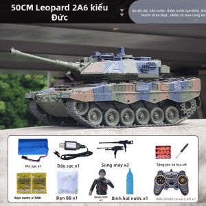 Xe Đồ Chơi Chiến Xa Điều Khiển Từ Xa Có Khói Sạc Điện Kiểu Đức Tiger 99