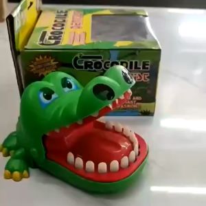 Đồ chơi cá sấu căn tay loại to nhựa ABS an toàn đồ chơi khám răng cá sấu rèn kĩ năng vận động giáo dục cho bé