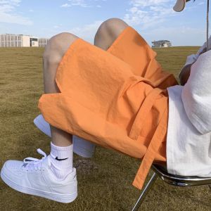 Quần Short Thể Thao Nhanh Khô Màu Đen Cho Nữ Mùa Hè 2025 Quần Dài Năm Điểm Mỏng Bằng Lụa Băng Thường Ngày Rộng Rãi