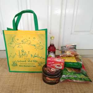 Tas parcel lebaran (10pcs) hampers bag parsel idul fitri ready stock jakarta tangerang kudus