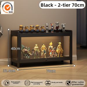 ZHUSHANXIA | With Light Lock Acrylic Organizer Shelves