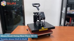 Mesin Press Kaos High Pressure 500 watt 23x30/ 29x38 /38 x 38 Swing / Putar / Combo  untuk Sablon Kaos Bag Puzzle Plat Aluminium Bantal ( DTG DTF Polyflex Sublime Transfer Paper Platisol Rubber )