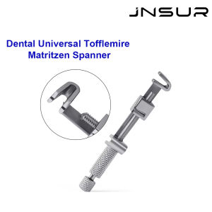 JNSUR Stainless Steel Dental Universal Tofflemire Matritzen Spanner Matrix Retainer Bands Clip Holder Dental Instrument Dentists