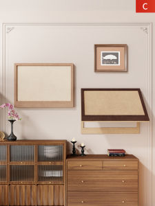 MUGG | Decorative Felt Board Photo Display Cover Panel for Electric Box No Drilling Required