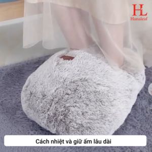 Túi Sưởi Ấm Ủ Chân Cắm Điện Cao Cấp Siêu Ấm Siêu An Toàn Chất Liệu Vải Nhung Cao Cấp
