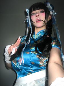 Chinese Cheongsam Short Dress Maid Uniform Halloween Christmas Cosplay Soft Girl School Uniform Skirt Traditional Chinese Style