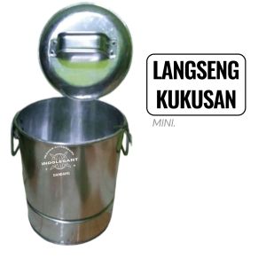 Langseng Nasi D20cm Dandang Mini Panci kukus Kukusan (1Liter) Beras