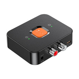 KEBIDU | Bluetooth 6.0 Receiver 3.5mm AUX Jack RCA Wireless Adapter Built-in Mic Stereo Music Wireless Adapter For Home Speaker/Amplifier