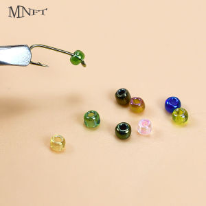 200Pcs 2.0MM Japanese Round Bead Metallic Round Glass Bead Used For Fishing LureFishing Hook DIY Fishing Accessories