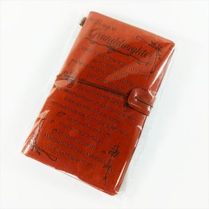 Buku Jurnal Harian Retro Leather Cover Diary 68 Sheets 136 Pages