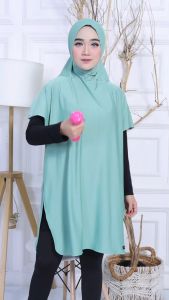 Hijab Sport Rompi Olahraga Wanita Jilbab Renang Muslimah Nonpad Terbaru (ZAHIRA SPORT)