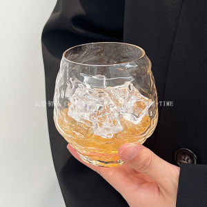 Thickened Glass Coffee Cup Large Capacity Ice American Latte Transparent Women High Aesthetic Value Cold Drink Water Cup Home Use