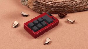 Black Red Keyboard Key Toy Finger Keyboard Keychain Fidget Toy Mechanical Keyboard Switch Keycaps Toys